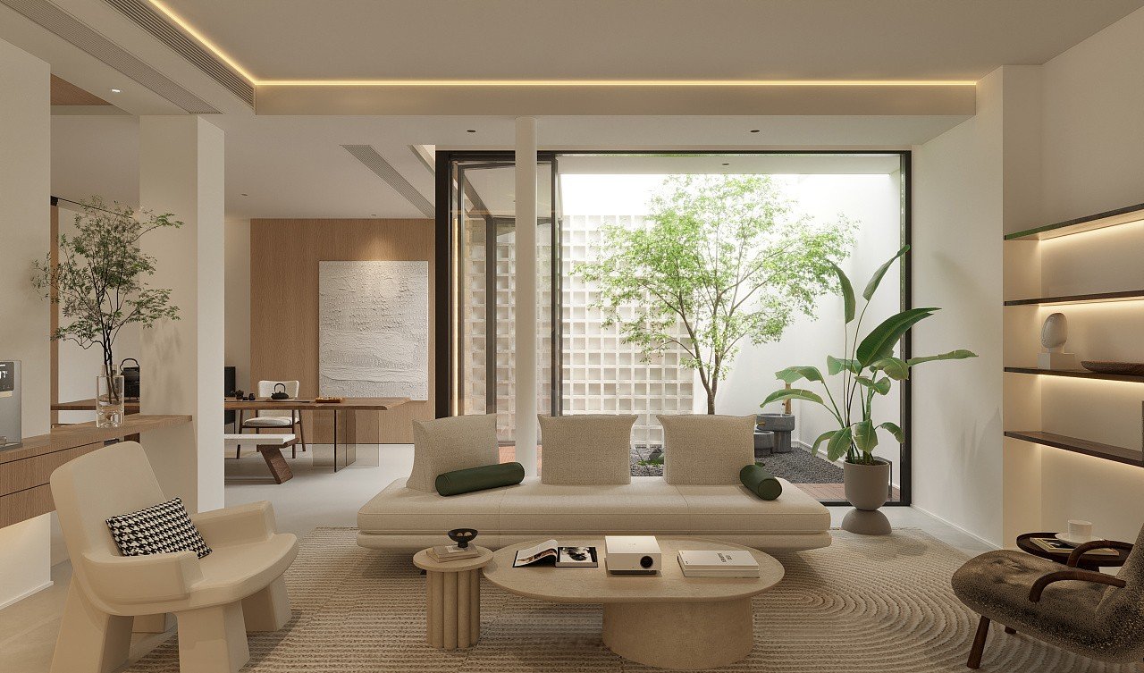 Interior design for guest room